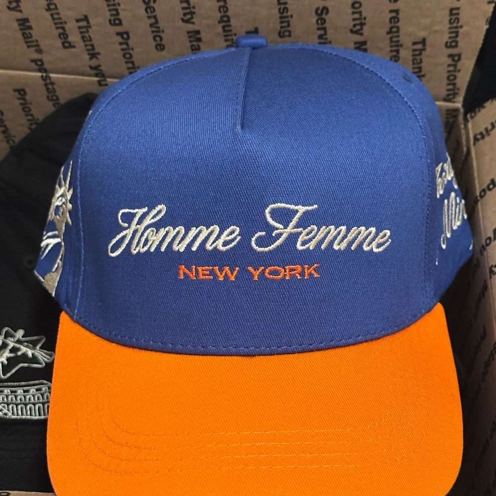 New York Blue and Orange Cap